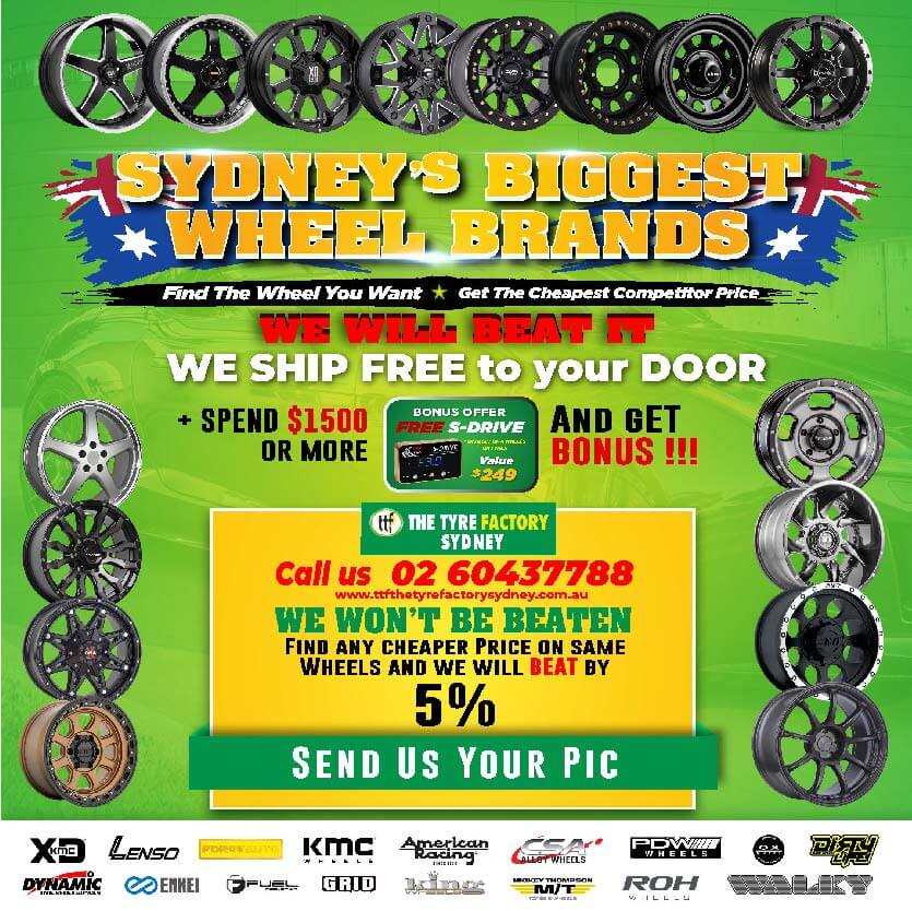 TTF Sydney Biggest Wheel Brands